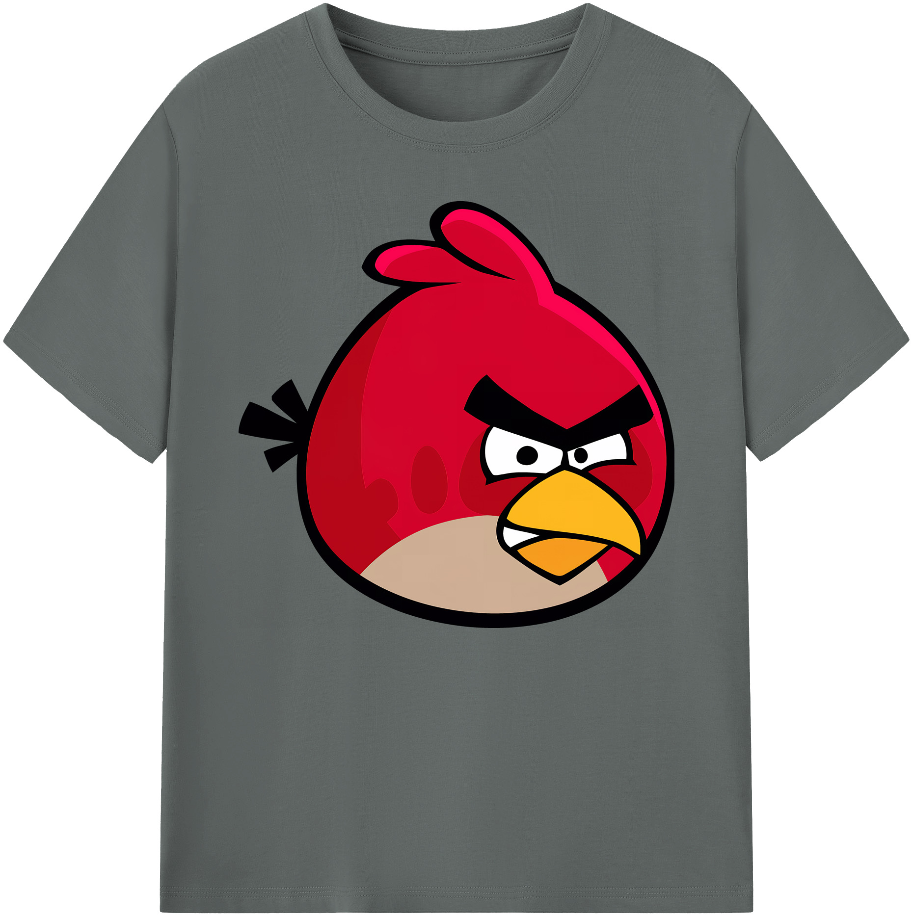 （画像用） Angry Birds アングリーバード 綿100％ メンズ半袖Tシャツ｜肌触りやわらか＆通気性